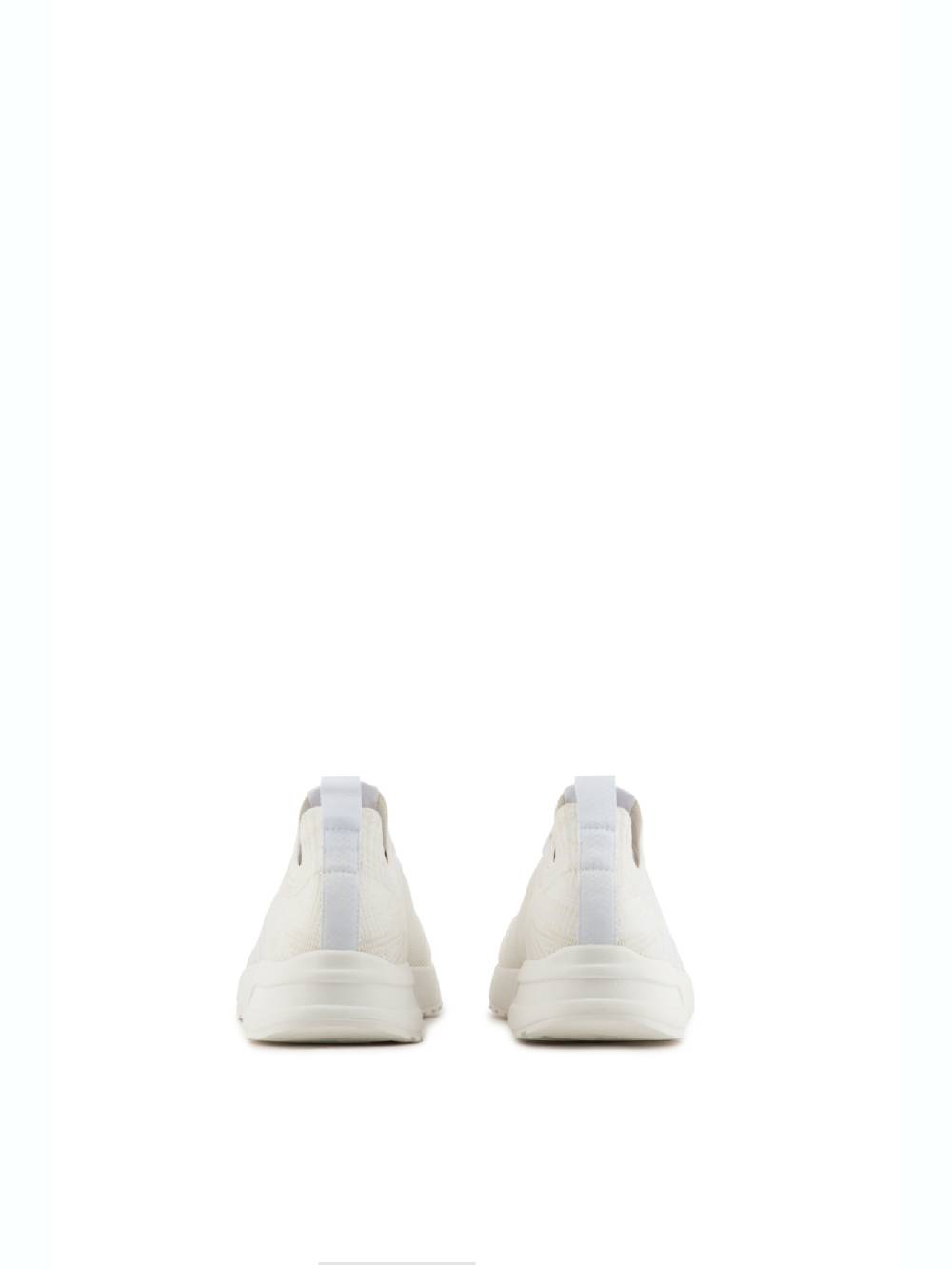 ARMANI EXCHANGE  Sneakers Bianche in Pelle da Uomo Armani Exchange Sconto