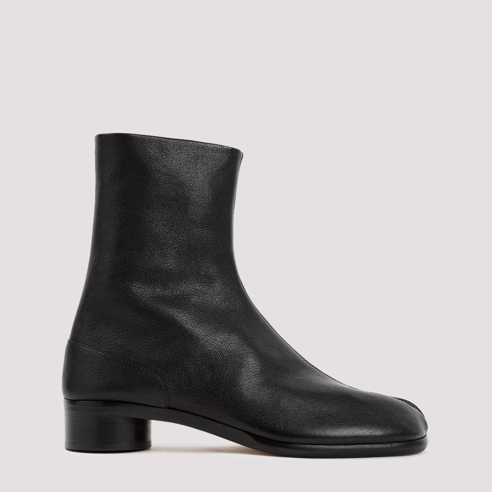 MAISON MARGIELA  Stivaletti Tabi Maison Margiela in Pelle Nera - Tacco 3cm Economico
