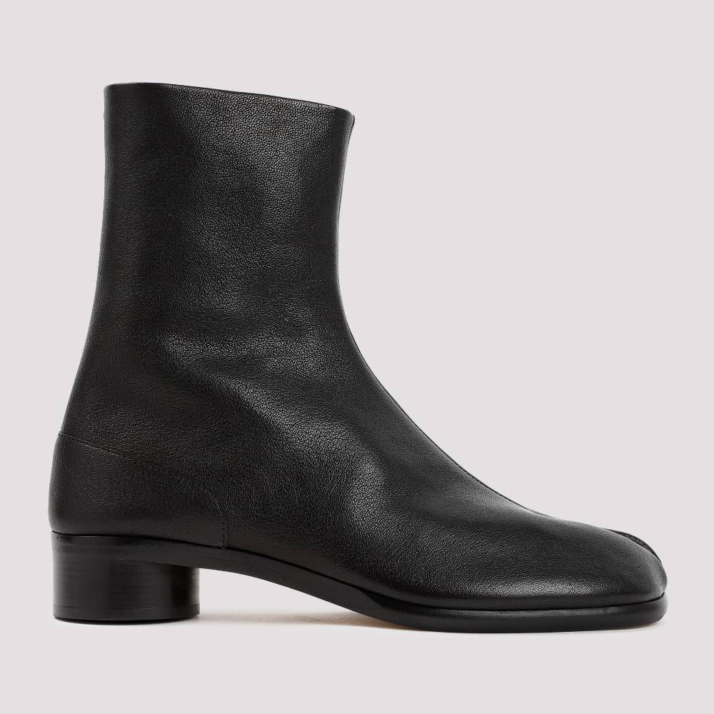 MAISON MARGIELA  Stivaletti Tabi Maison Margiela in Pelle Nera - Tacco 3cm Economico