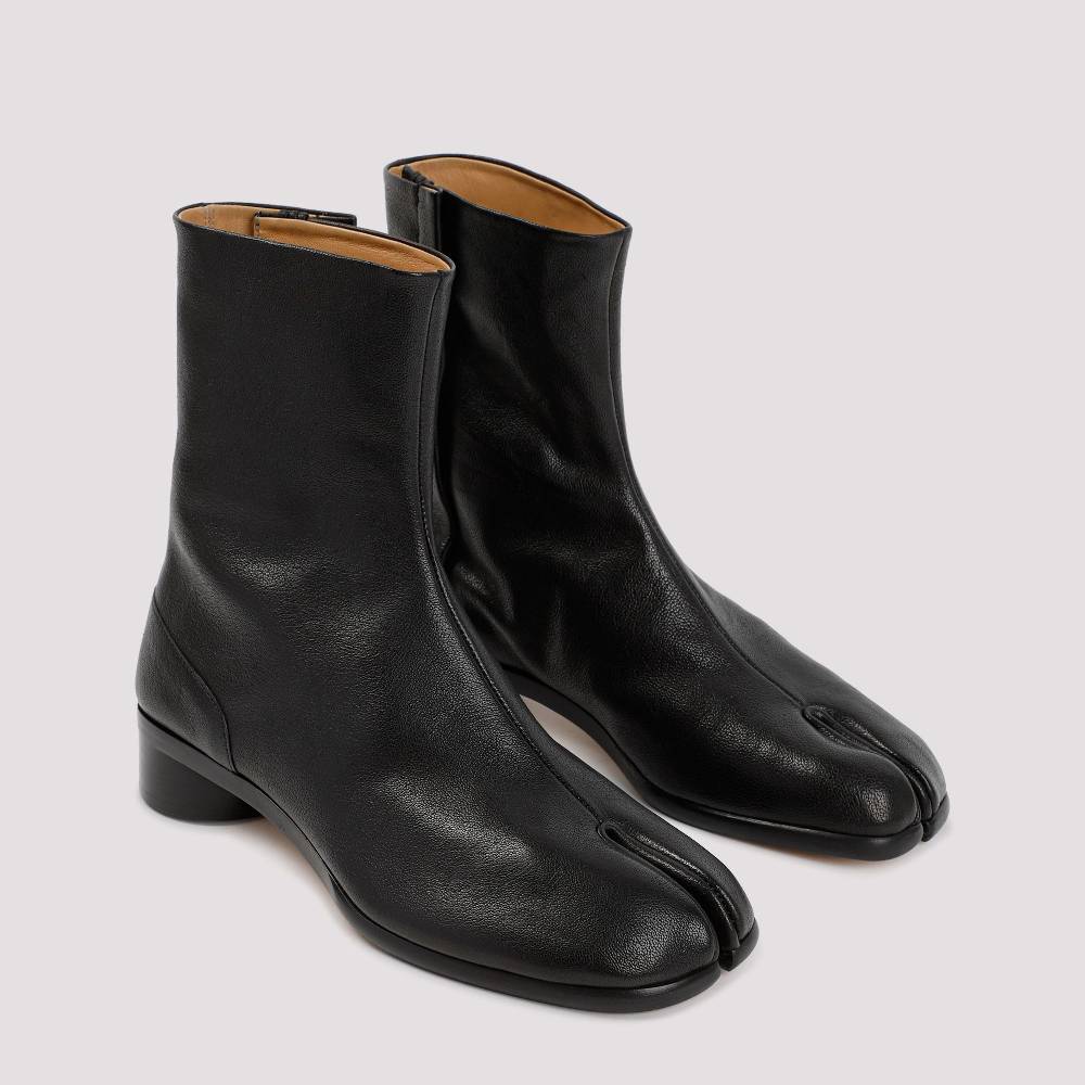 MAISON MARGIELA  Stivaletti Tabi Maison Margiela in Pelle Nera - Tacco 3cm Economico