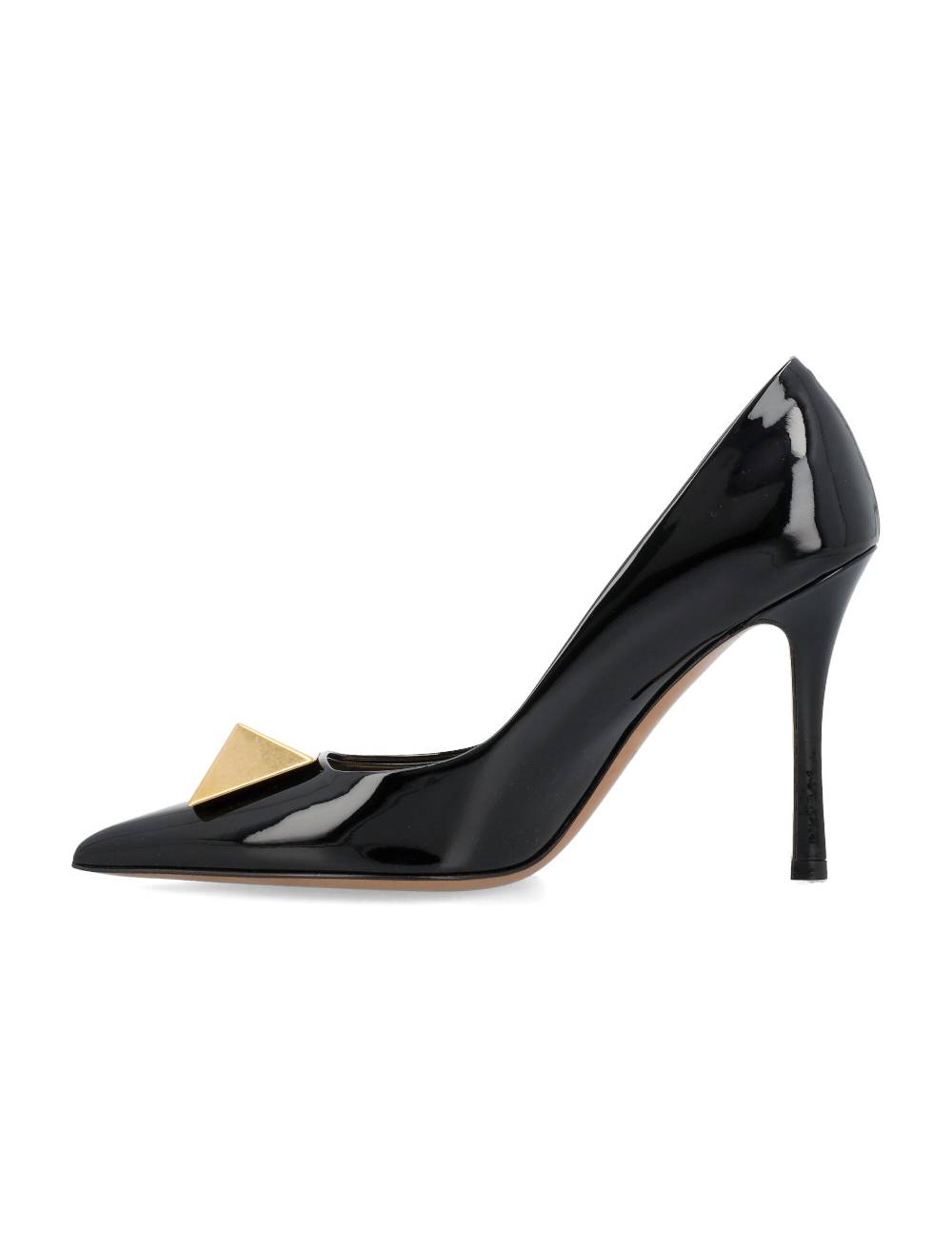 VALENTINO GARAVANI  Décolleté Valentino Garavani in Vernice con Borchie Maxi in Ottone Vendita Economica