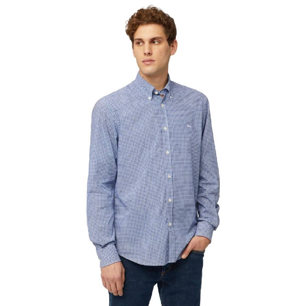 HARMONT & BLAINE  Camicia Uomo Harmont & Blaine Cotone Blu China