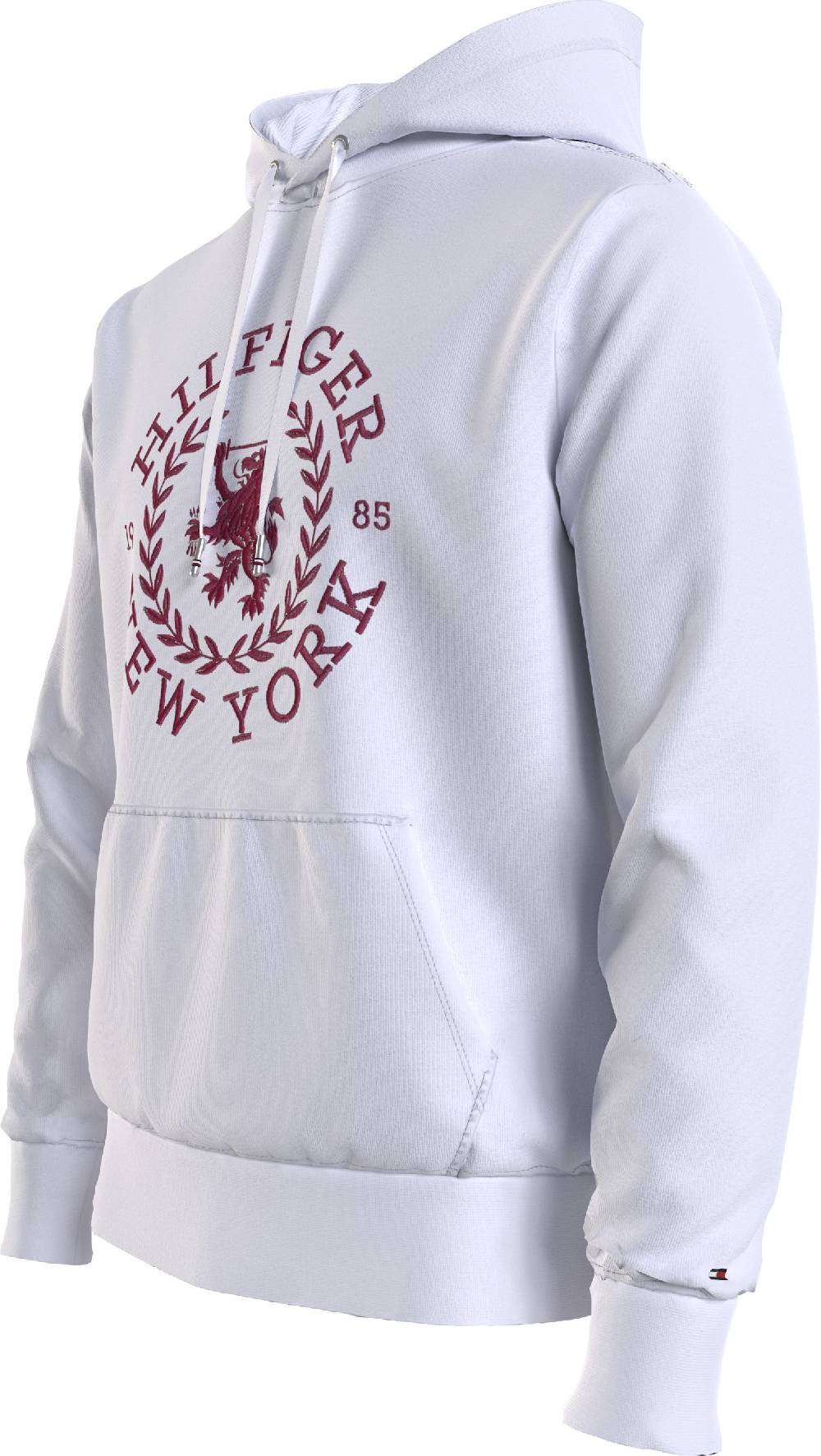TOMMY HILFIGER  Felpa con Cappuccio Bianca in Cotone da Uomo Tommy Hilfiger 2025