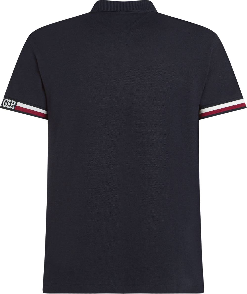 TOMMY HILFIGER  Polo Slim Fit Blu Tommy Hilfiger - Misto Cotone Italy