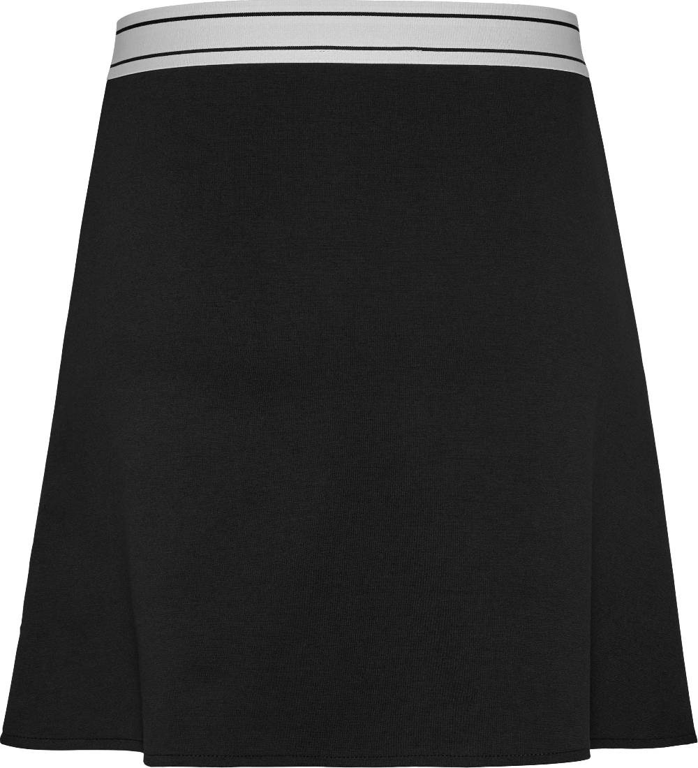 TOMMY JEANS  Gonna Nera Tommy Jeans - Tessuto Elasticizzato Viscosa Donna Soddisfazione Garantita