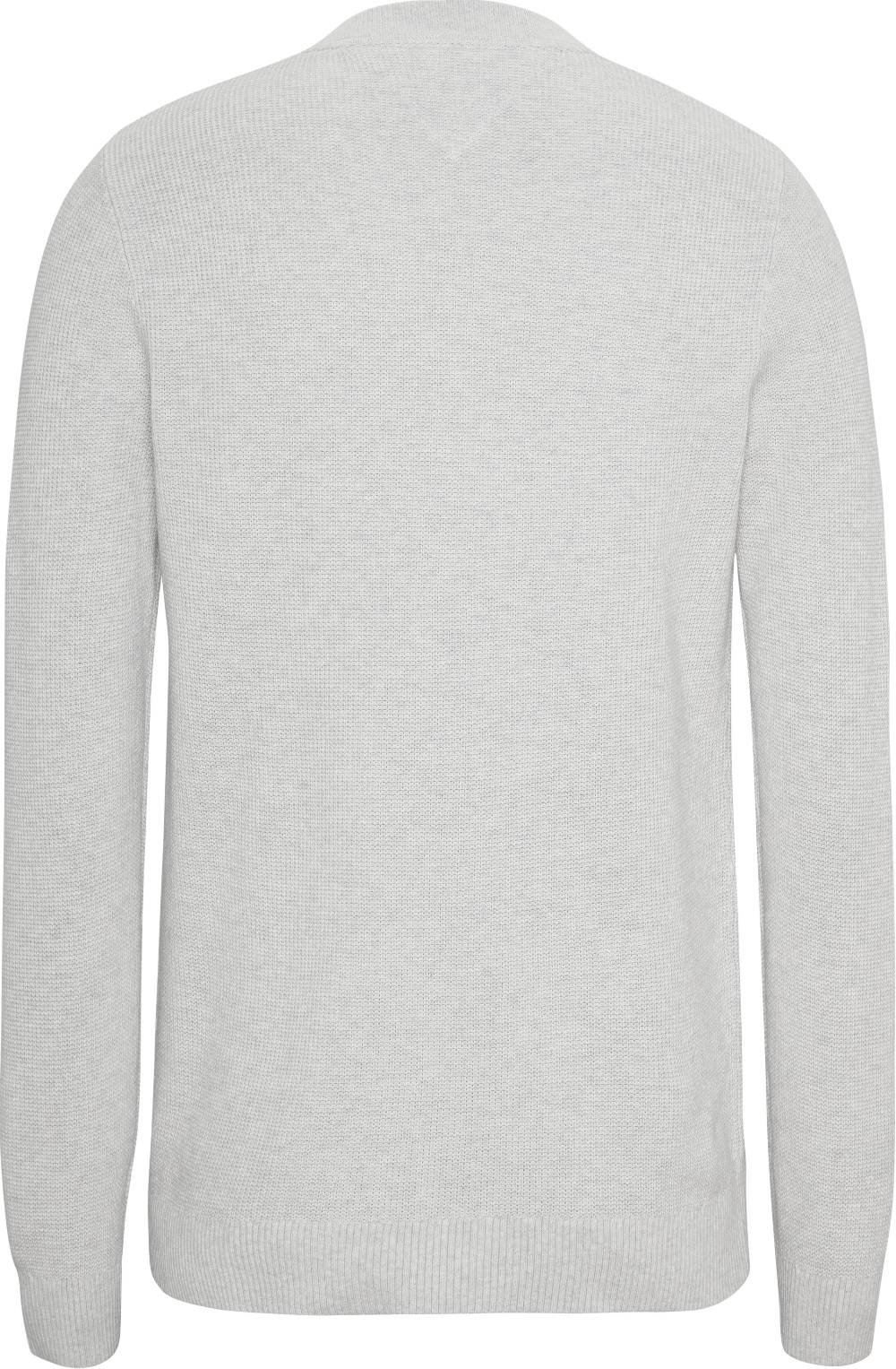 TOMMY JEANS  Felpa Grigia di Cotone Tommy Jeans Uomo Qualità Garantita