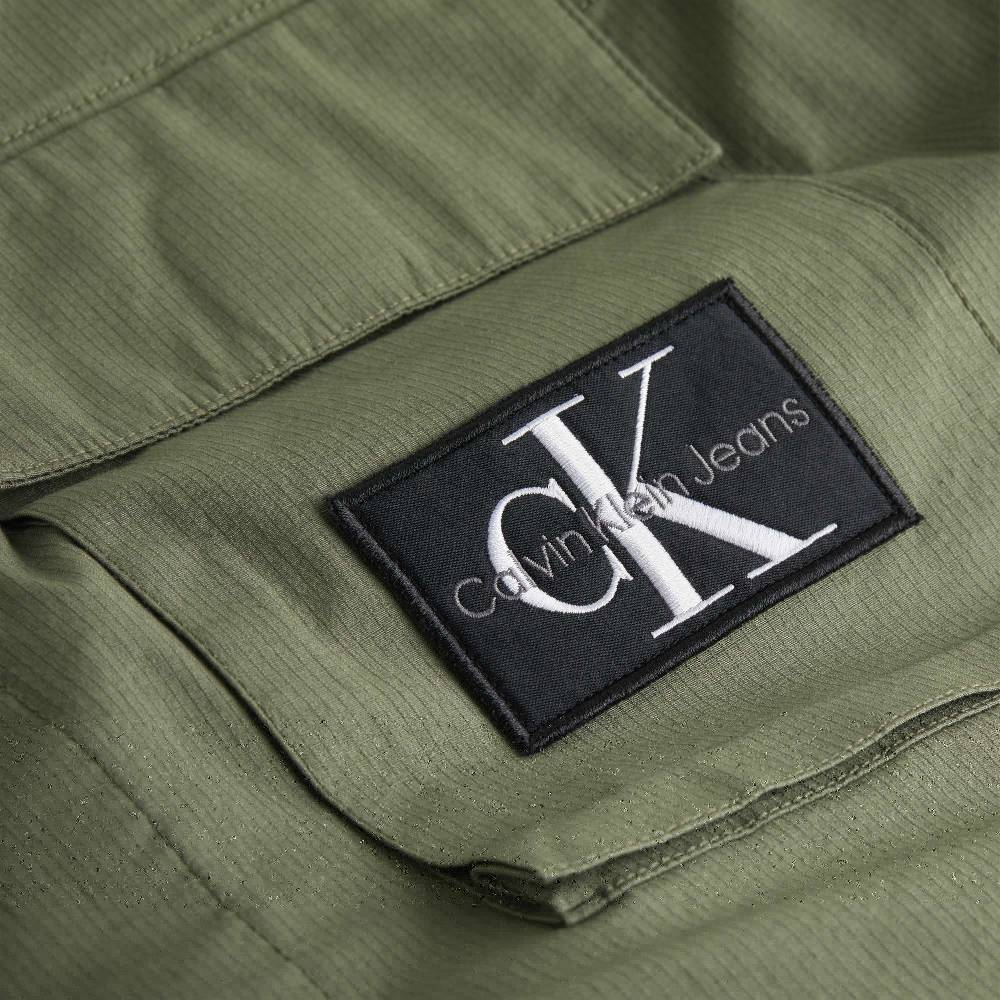 CALVIN KLEIN  Giacca Verde in Cotone Stretch Uomo Calvin Klein Negozi Online