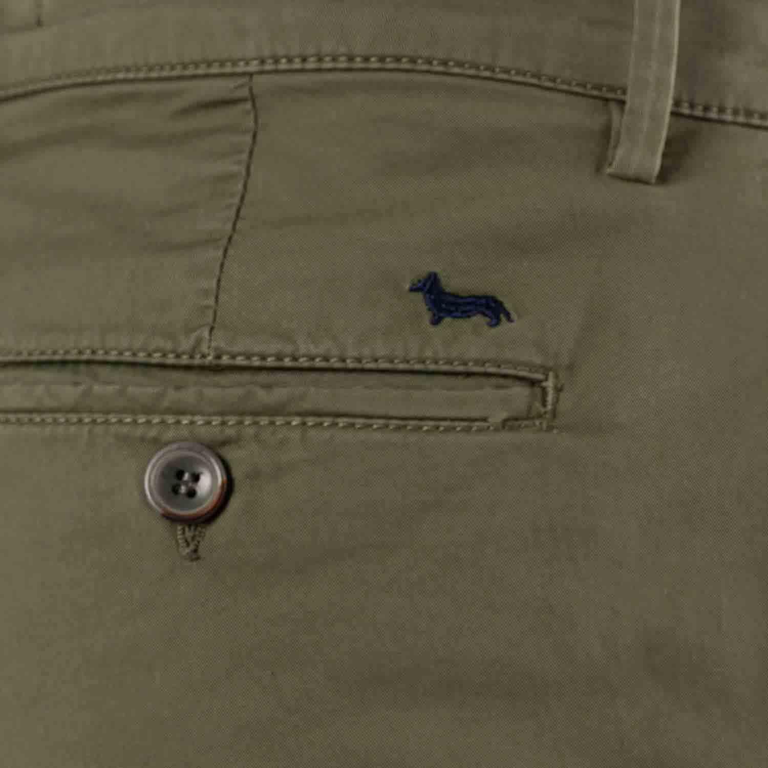 HARMONT & BLAINE  Bermuda Stretch Verde Cotone da Uomo Harmont & Blaine Promozione Limitata