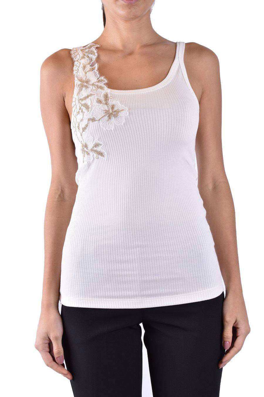 ERMANNO SCERVINO  Maglia Cotone Bianco Avorio Ermanno Scervino Donna Fino Al -60%
