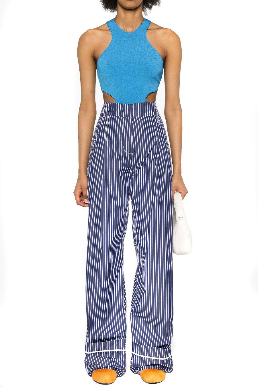 DES PHEMMES  Pantaloni di Seta Multicolori DES PHEMMES per Donna Shopping Online