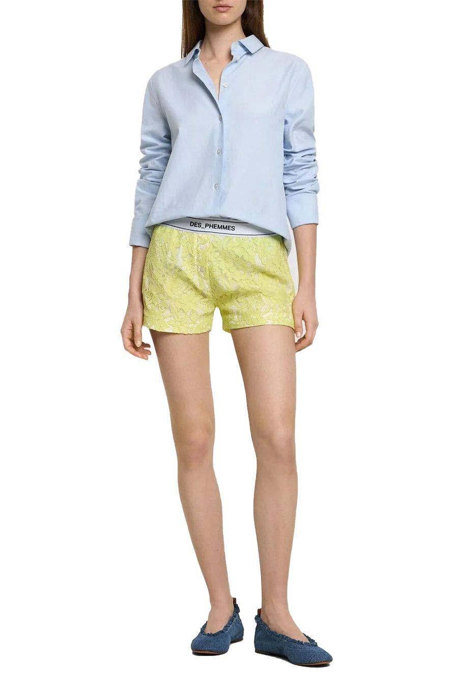 DES PHEMMES  Pantaloni Lime DES PHEMMES per Donne - 100% Poliestere Affare Del Giorno