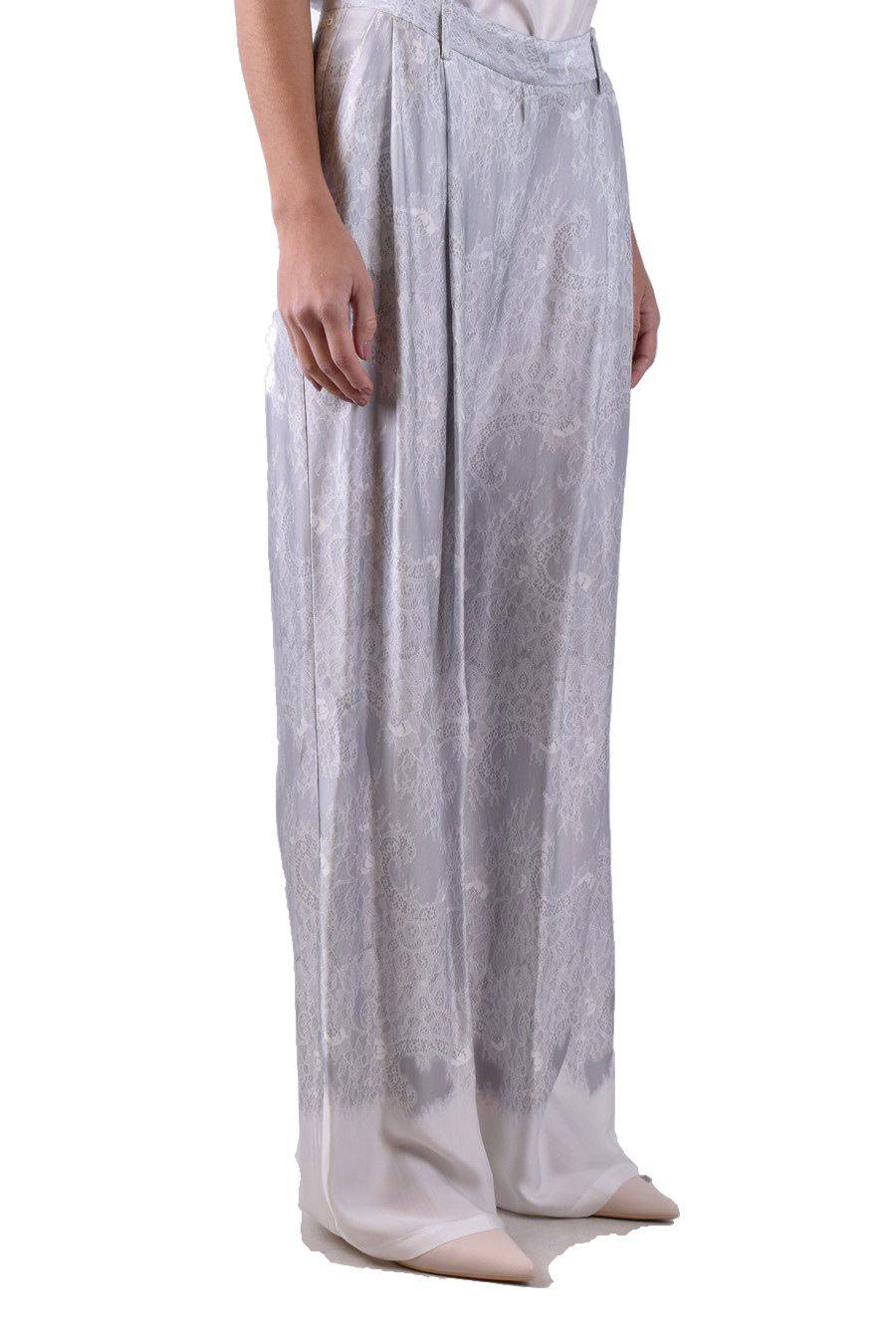 ERMANNO SCERVINO  Pantaloni Donna Ermanno Scervino Grigio in Viscosa Sottocosto