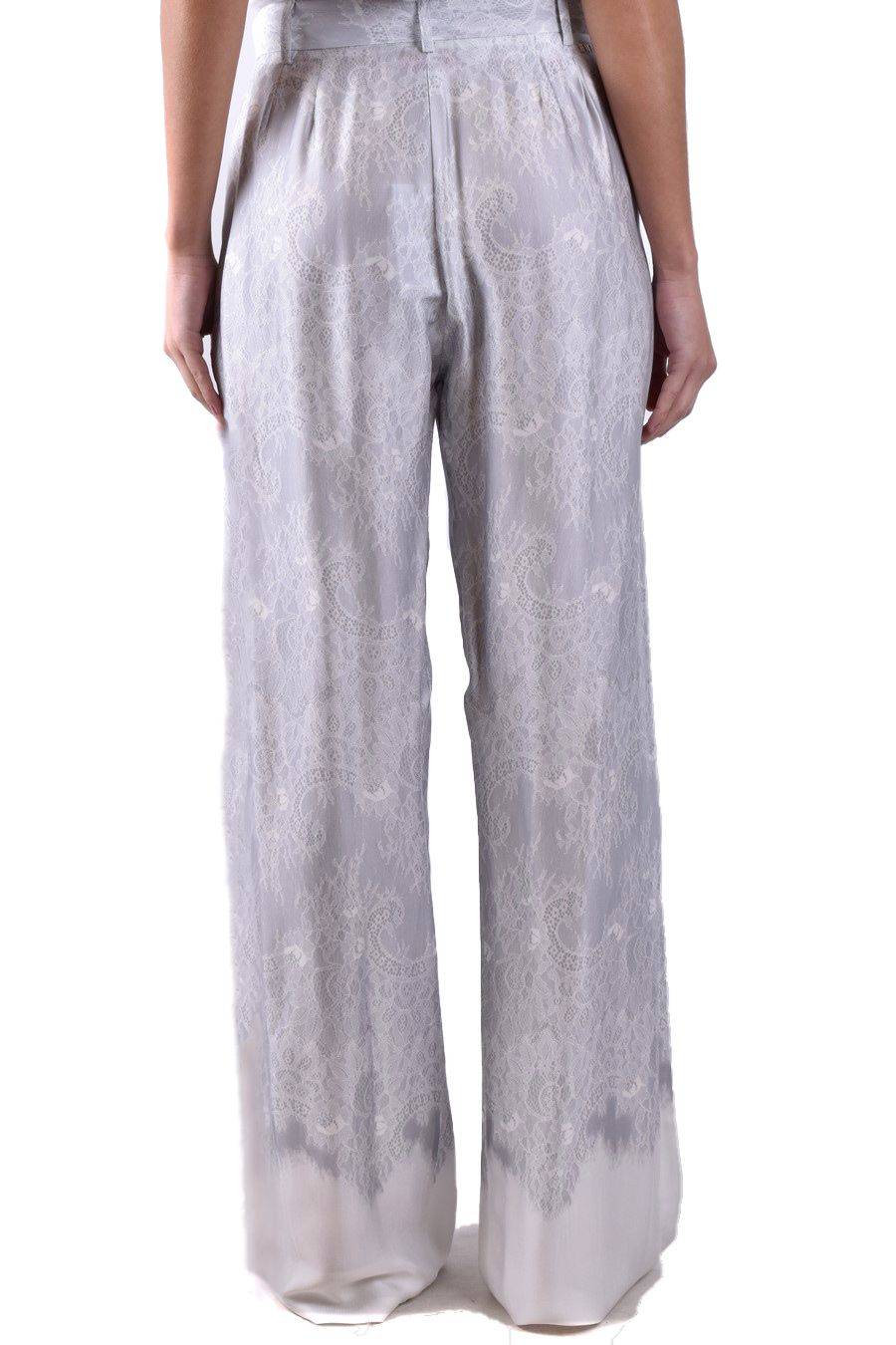 ERMANNO SCERVINO  Pantaloni Donna Ermanno Scervino Grigio in Viscosa Sottocosto