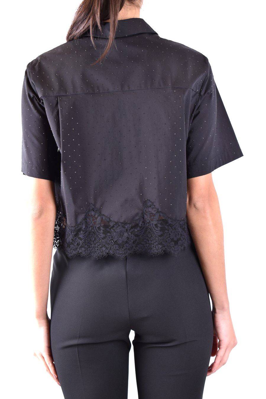 ERMANNO SCERVINO  Camicia Nera in Cotone Ermanno Scervino da Donna Online