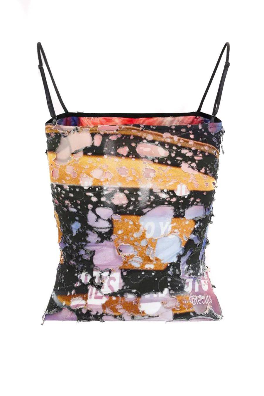 DIESEL  Top Grigio in Poliestere da Donna Diesel - A13572 In Vendita