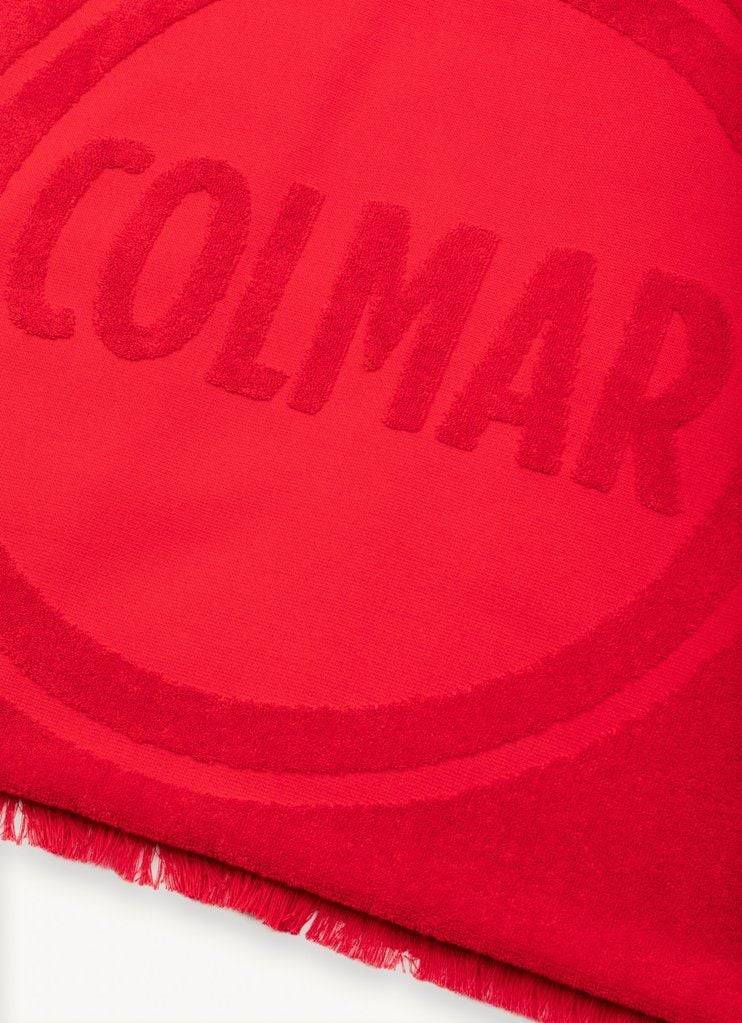 COLMAR  Asciugamano da Spiaggia Rosso in Cotone Unisex Colmar con Frange Saldi