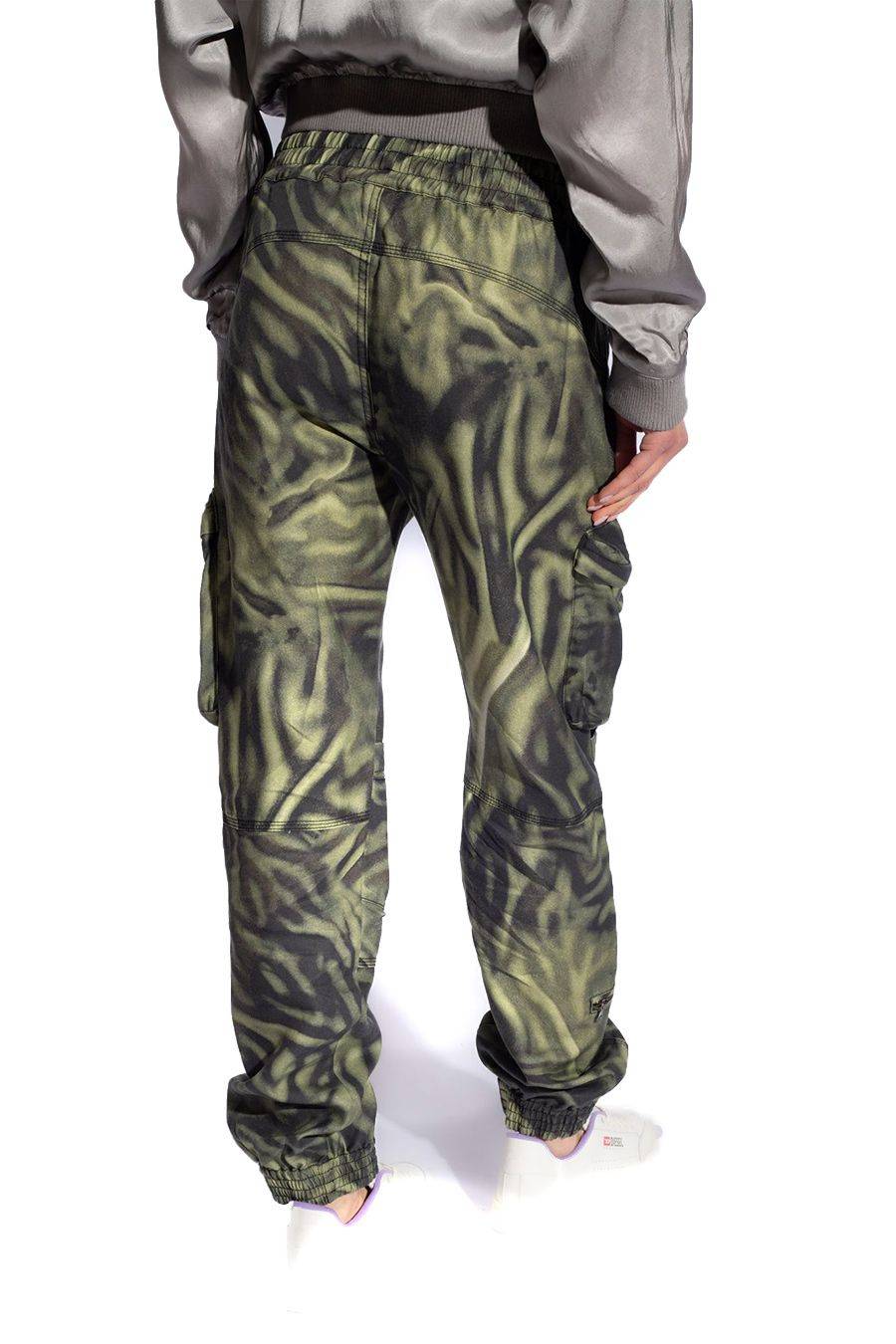 DIESEL  Pantaloni Diesel Multicolor in Lyocell per Donna - A12216 0WGAL5AFA Negozio