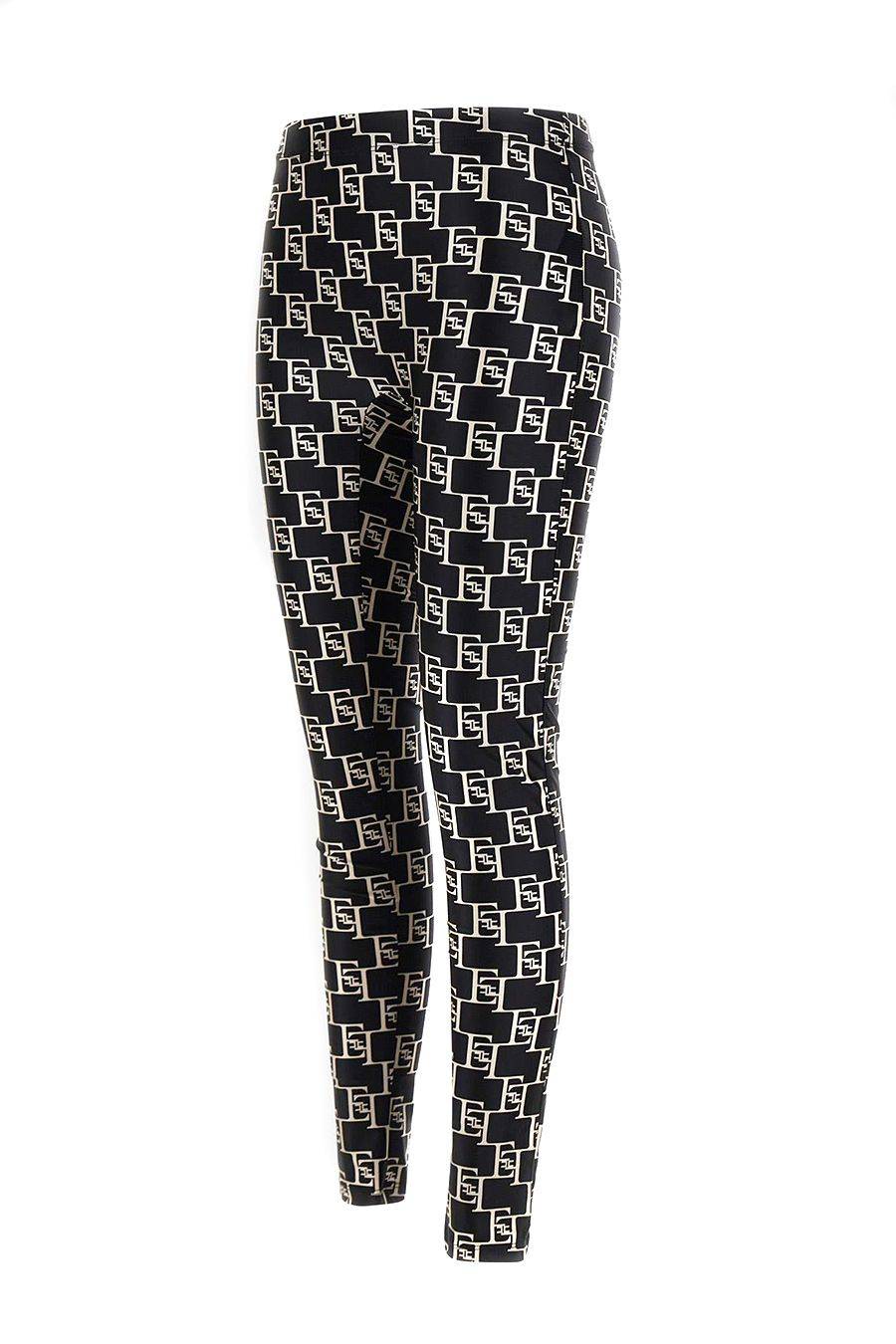 ELISABETTA FRANCHI  Pantaloni Multicolor da Donna Elisabetta Franchi in Poliestere In Saldo