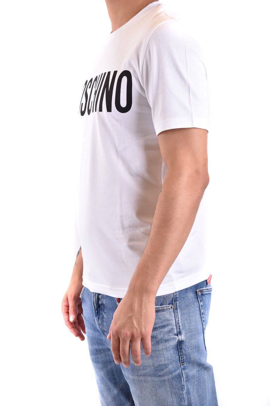 MOSCHINO  Polo Bianca in Cotone da Uomo Moschino A0702 20391001 In Linea
