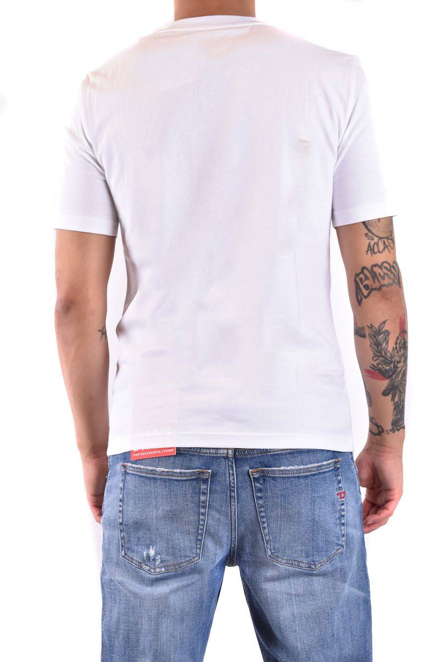 MOSCHINO  Polo Bianca in Cotone da Uomo Moschino A0702 20391001 In Linea