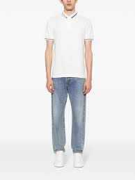 EMPORIO ARMANI  T-Shirt Emporio Armani da Uomo in Cotone Avorio Nuovo