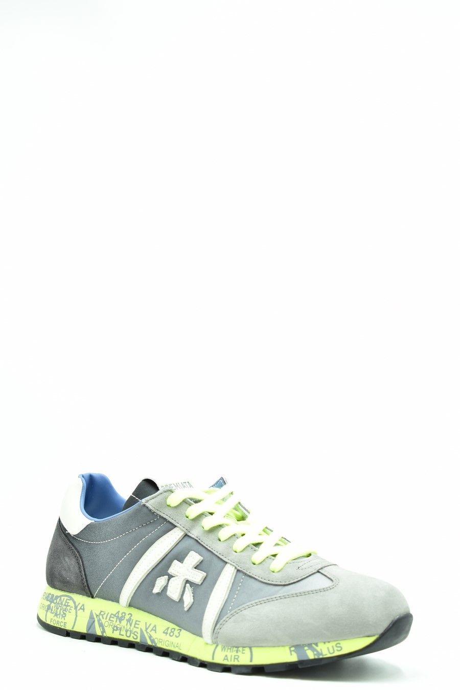 PREMIATA  Sneakers di Pelle Multicolore Premiata Lucy per Uomo Pezzi Unici