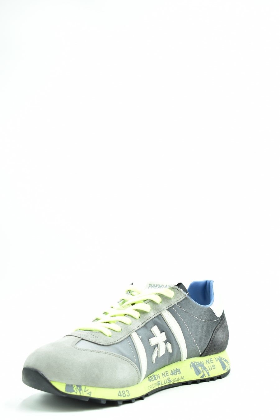 PREMIATA  Sneakers di Pelle Multicolore Premiata Lucy per Uomo Pezzi Unici