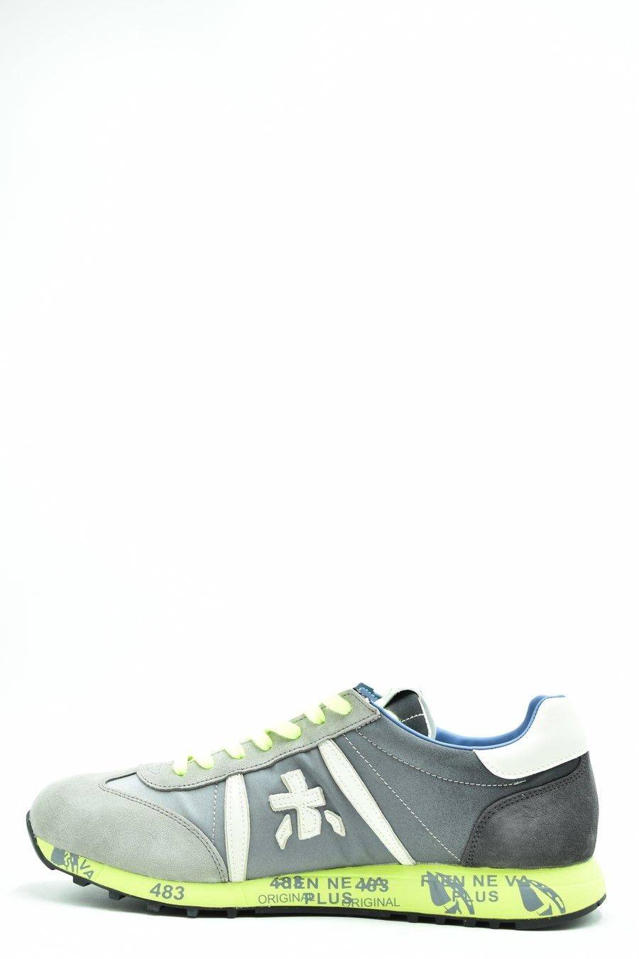 PREMIATA  Sneakers di Pelle Multicolore Premiata Lucy per Uomo Pezzi Unici