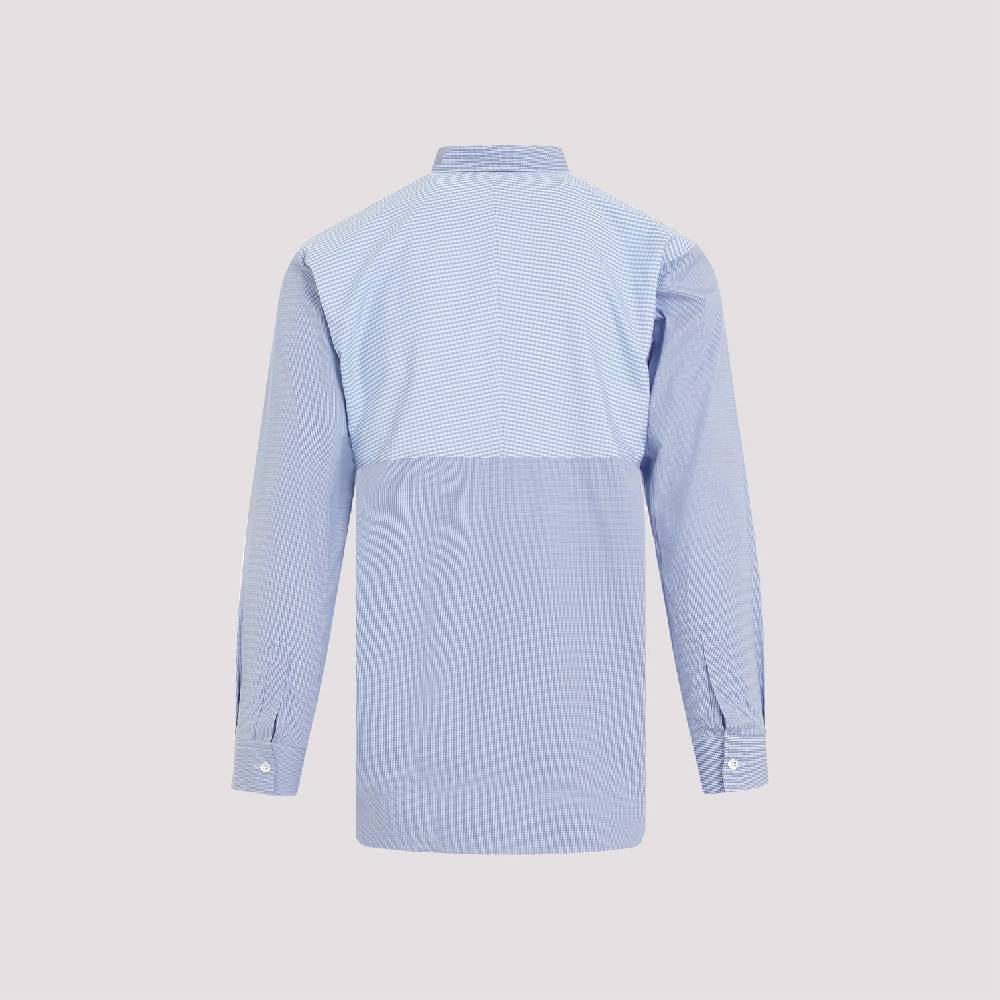 COMME DES GARÇONS SHIRT  Camicia a Righe Blu Cotone Comme Des Garçons Uomo Promozione Limitata