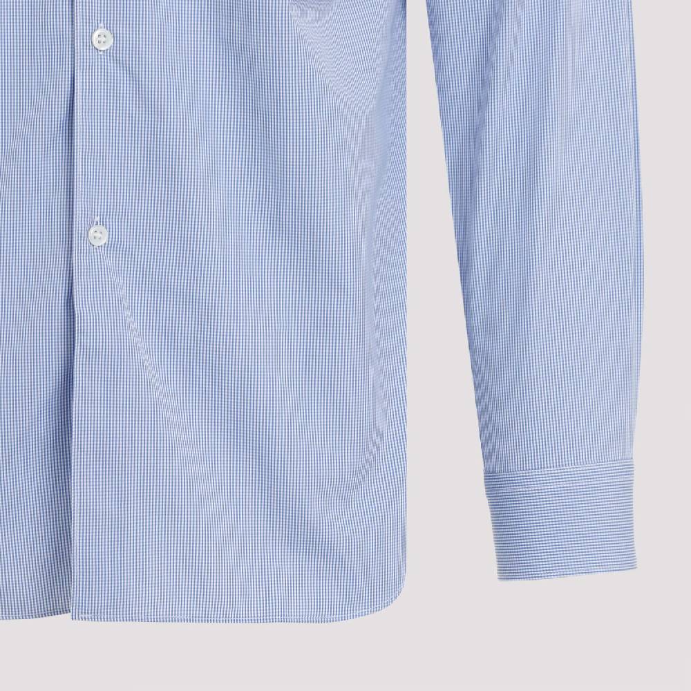 COMME DES GARÇONS SHIRT  Camicia a Righe Blu Cotone Comme Des Garçons Uomo Promozione Limitata