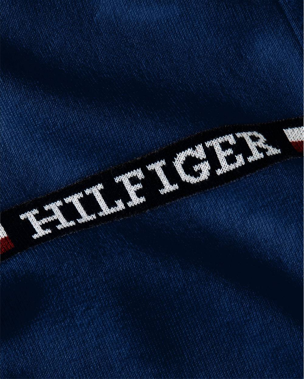 TOMMY HILFIGER  Felpa Pullover Blu in Cotone Misto Tommy Hilfiger Uomo Affare Del Giorno