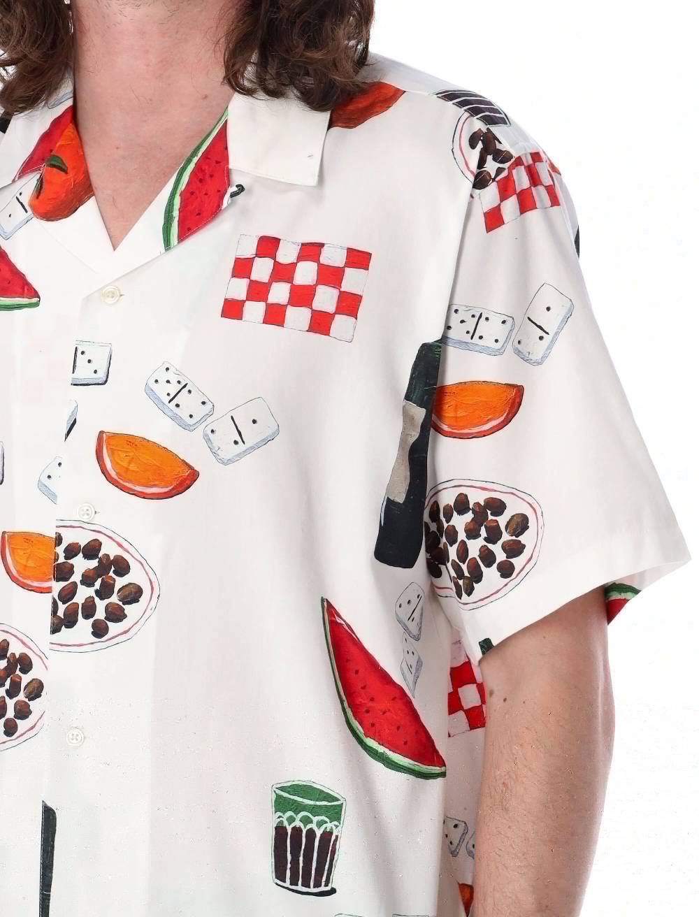 CARHARTT WIP  Camicia da Cena Bianca Fantasia Uomo CARHARTT WIP Sconto