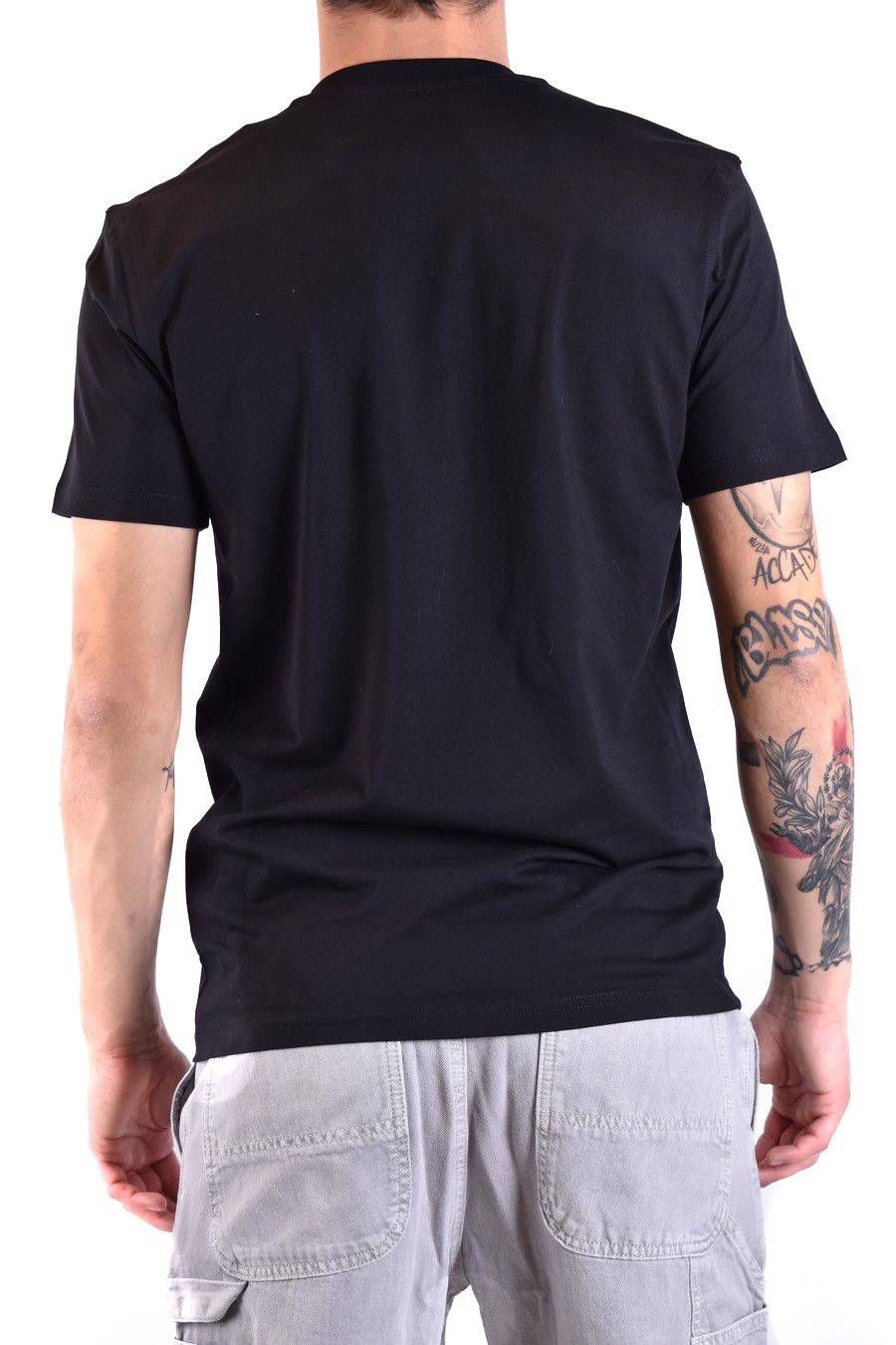 MOSCHINO  T-Shirt Classica in Cotone Nero Moschino Uomo Offerta
