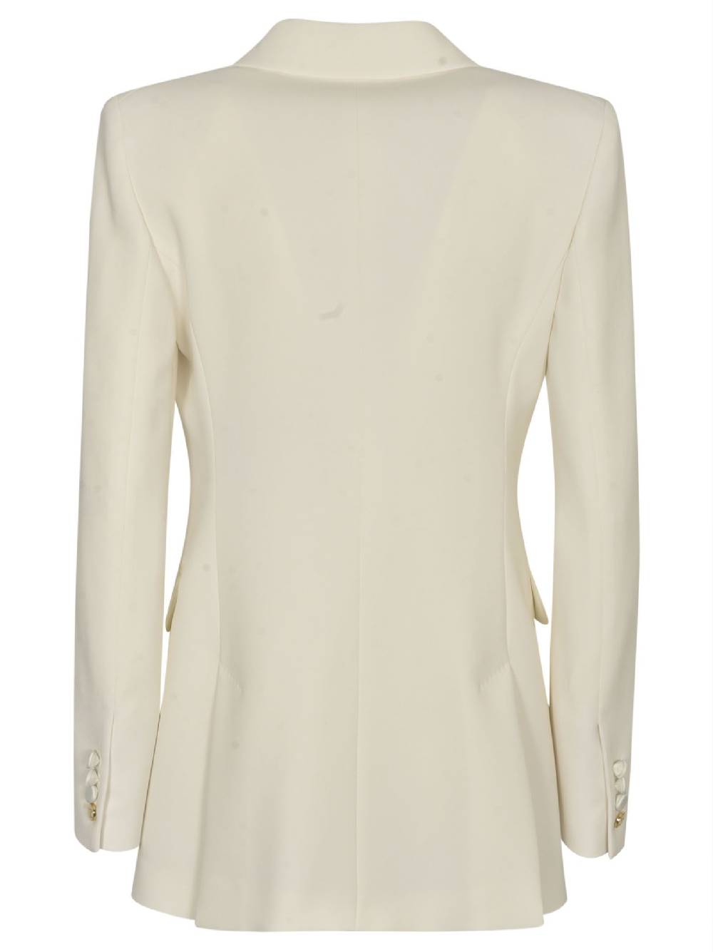 MAX MARA PIANOFORTE  Giacca in Crepe Satin Bianco Max Mara Pianoforte Online
