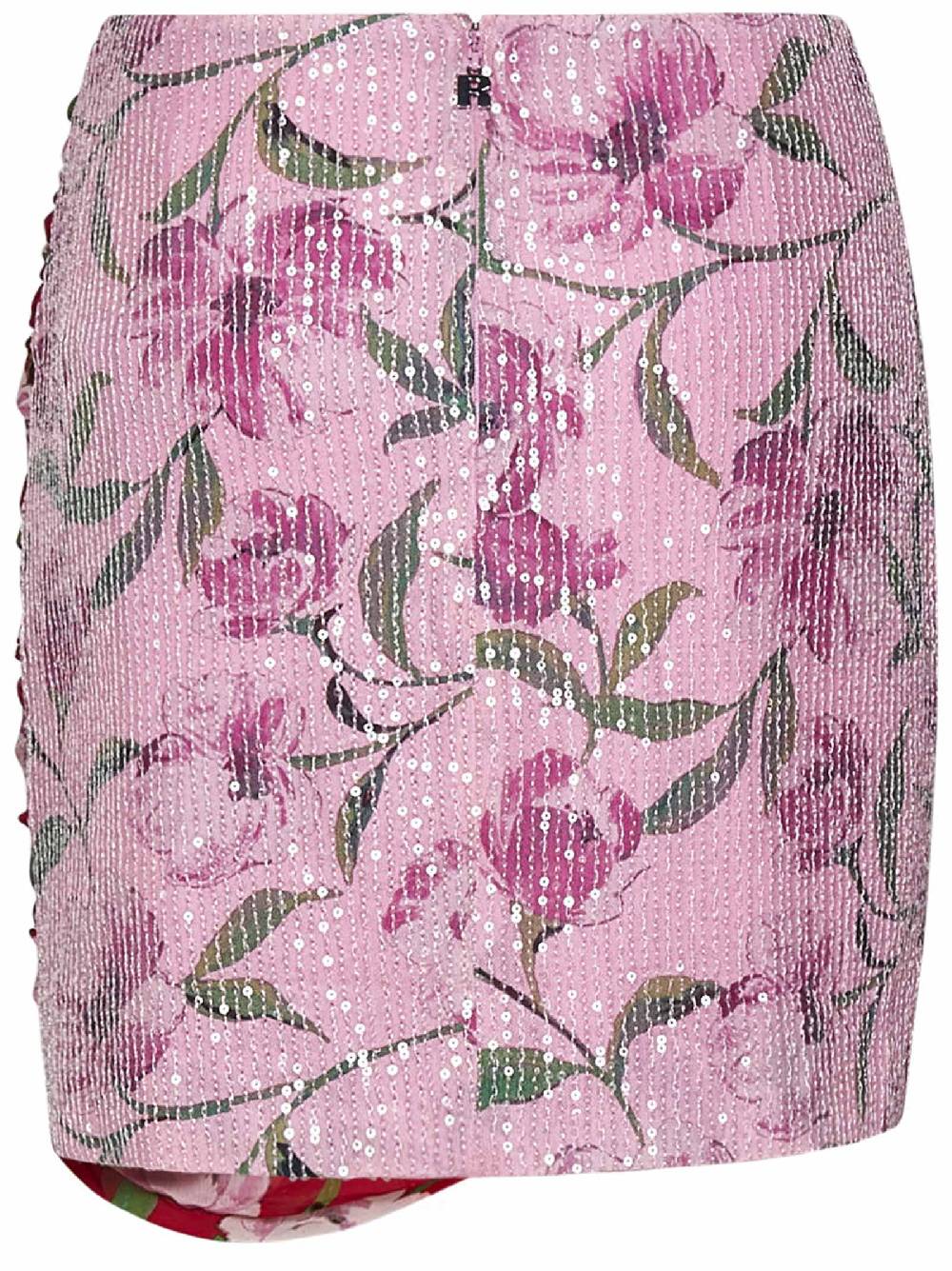 ROTATE BIRGER CHRISTENSEN  Minigonna Fiorata con Paillettes ROTATE - Multicolore Outlet