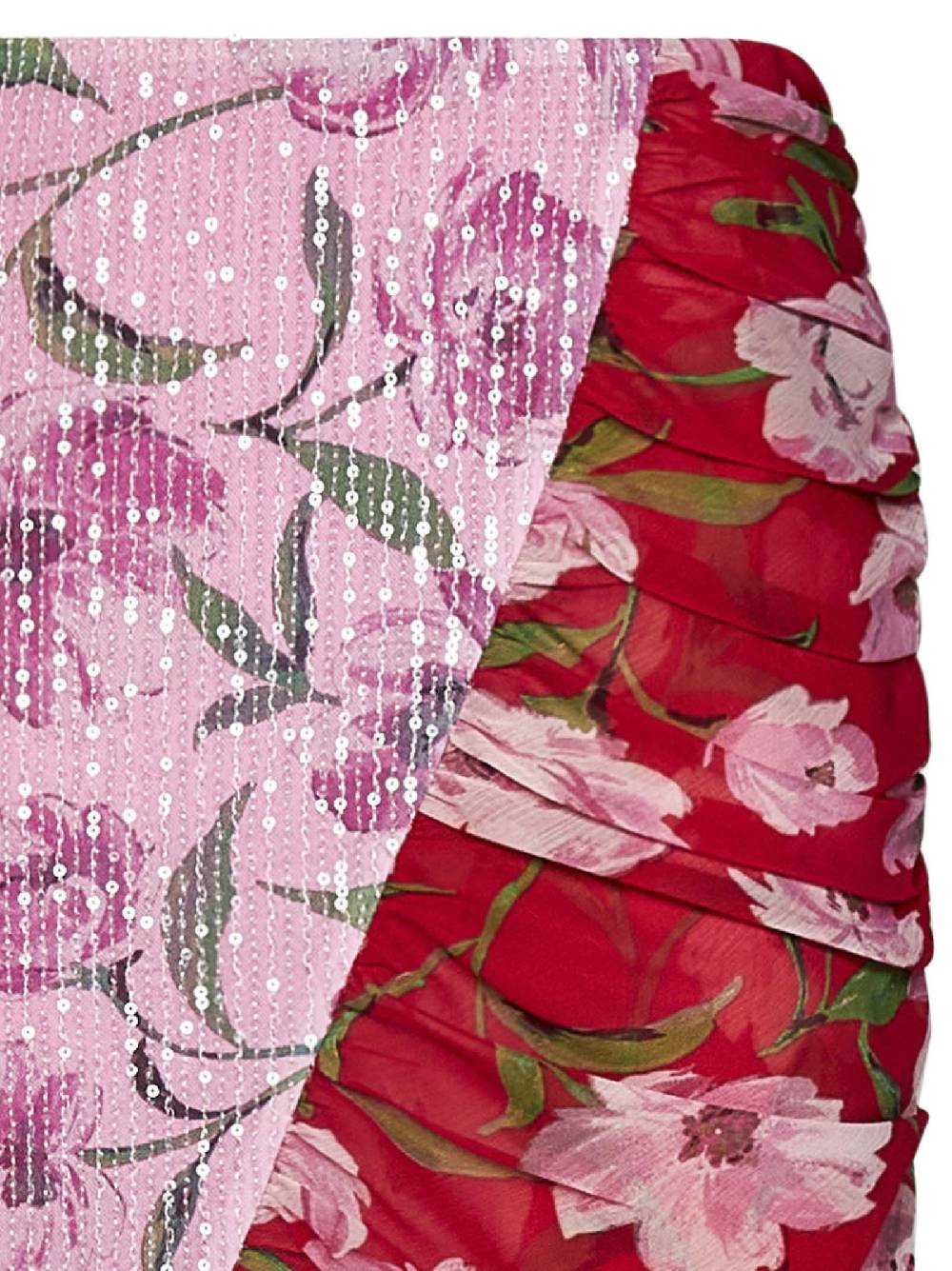 ROTATE BIRGER CHRISTENSEN  Minigonna Fiorata con Paillettes ROTATE - Multicolore Outlet