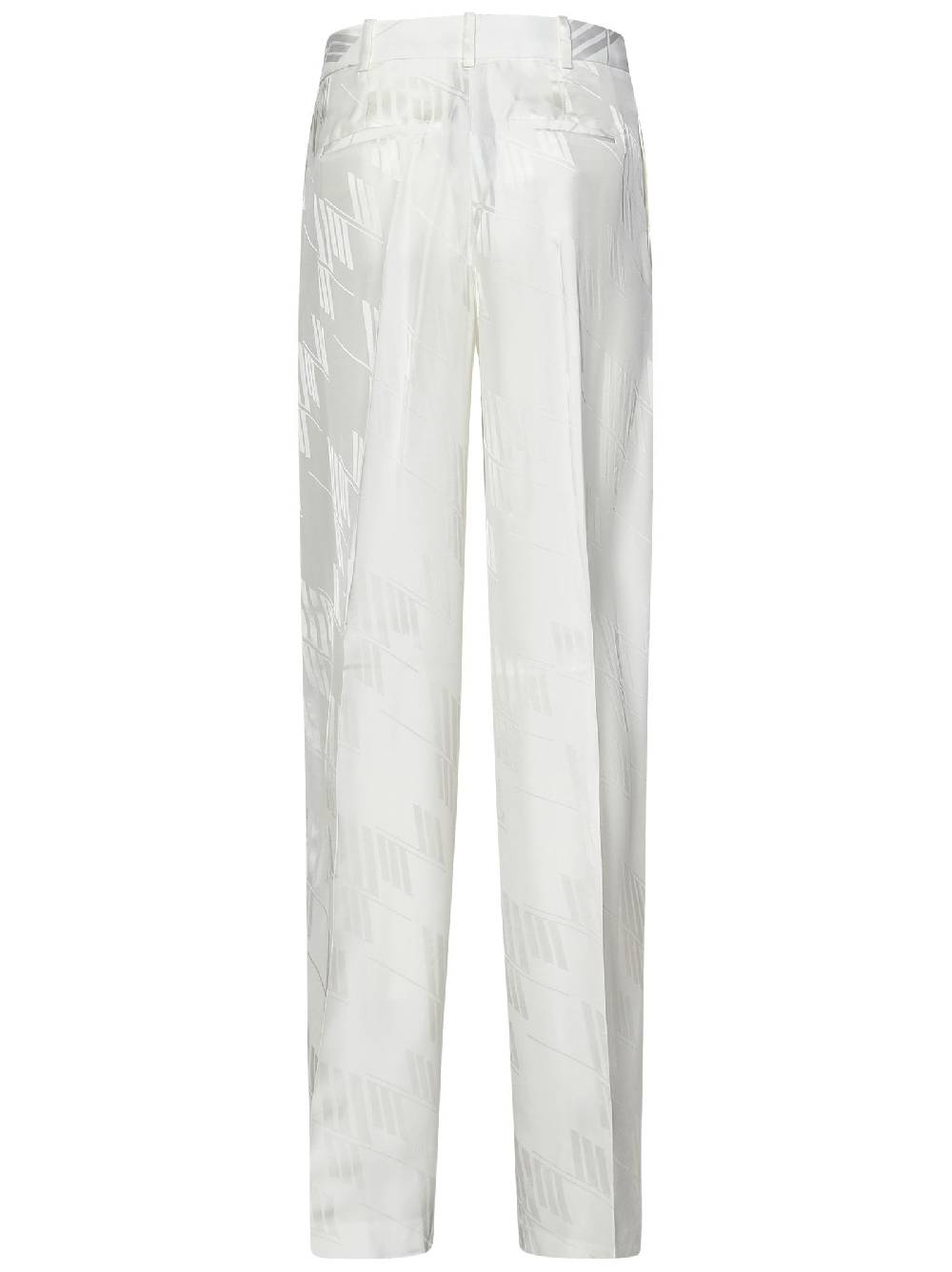 ATTICO  Pantaloni 'Jagger' Bianchi Pied de Poule di ATTICO In Vendita