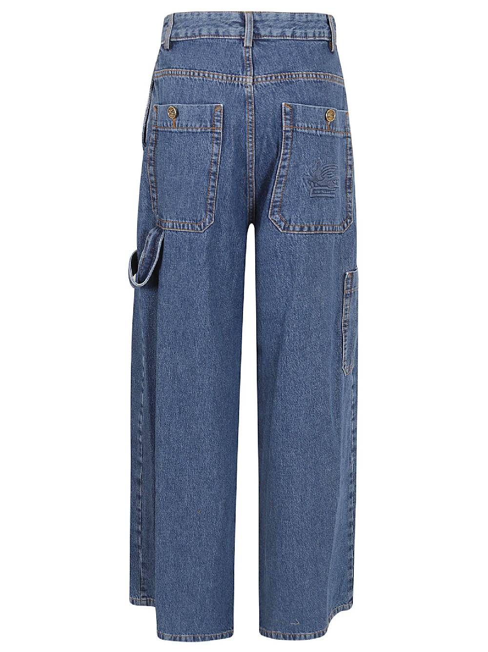 ETRO  Jeans Denim Cotone Regular Fit Multicolore ETRO da Donna Offerte