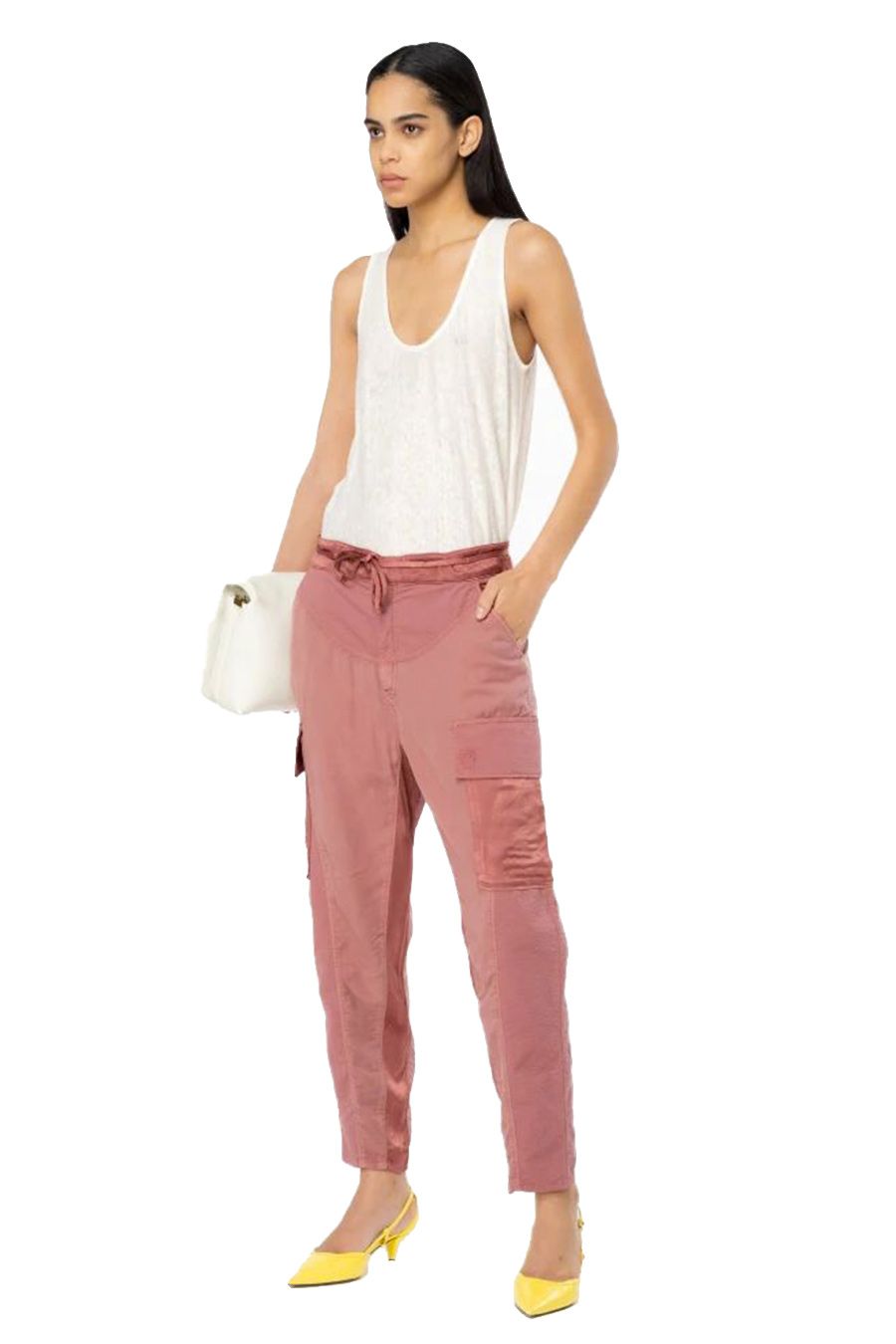 PINKO  Top PINKO Viscosa Bianco da Donna Negozio