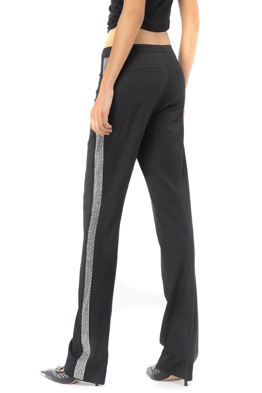 PINKO  Pantaloni Neri in Misto Lana PINKO da Donna 2025