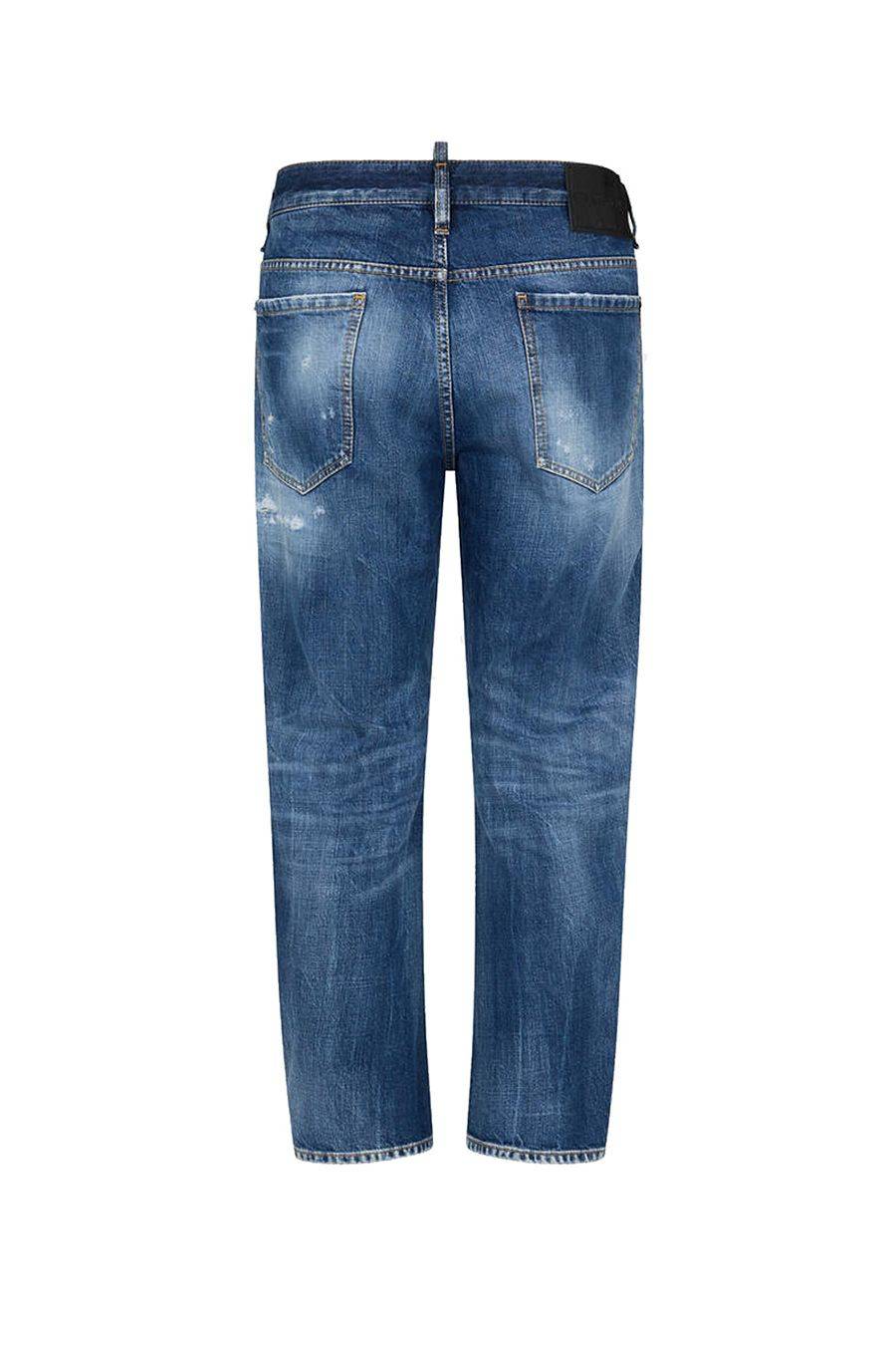 DSQUARED2  Jeans Blu Uomo DSQUARED2 Tessuto Misto Poliestere Cotone Pezzi Unici