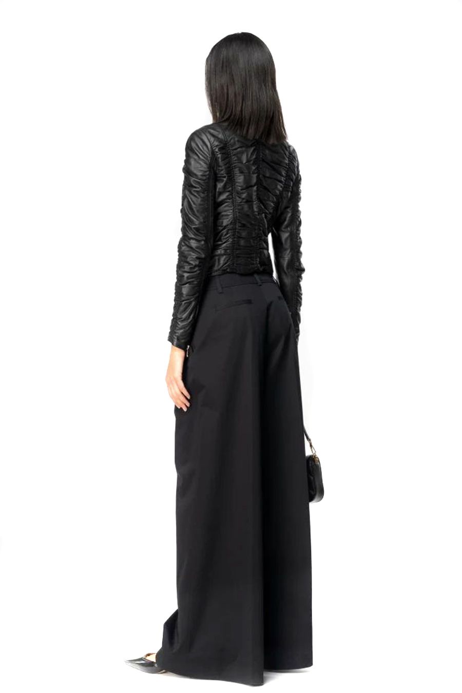 PINKO  Pantaloni Stretch Cotone Nero Donna PINKO Soddisfazione Garantita