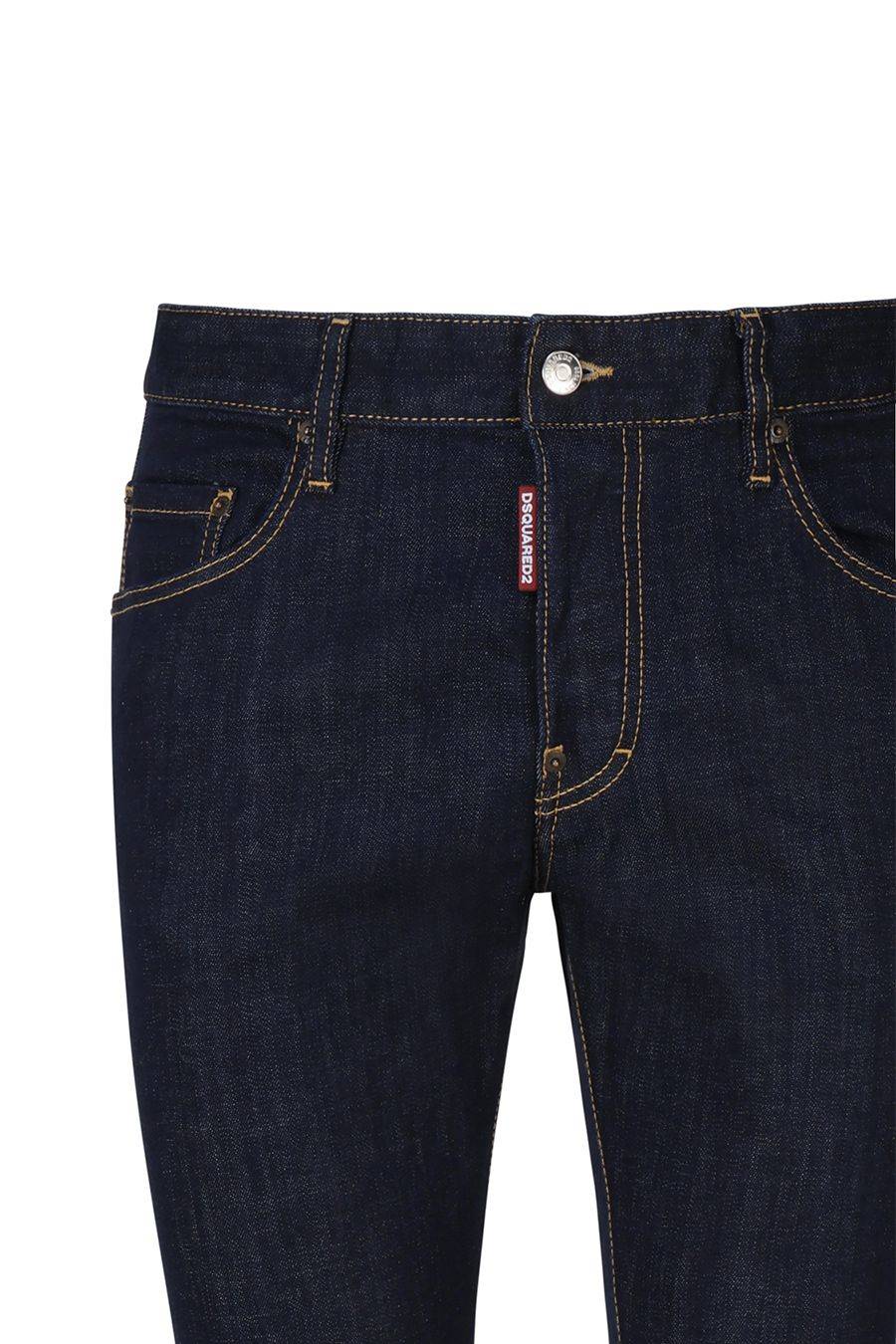 DSQUARED2  Jeans Blu in Cotone Elasticizzato DSQUARED2 da Uomo S74LB1425 Qualità Garantita