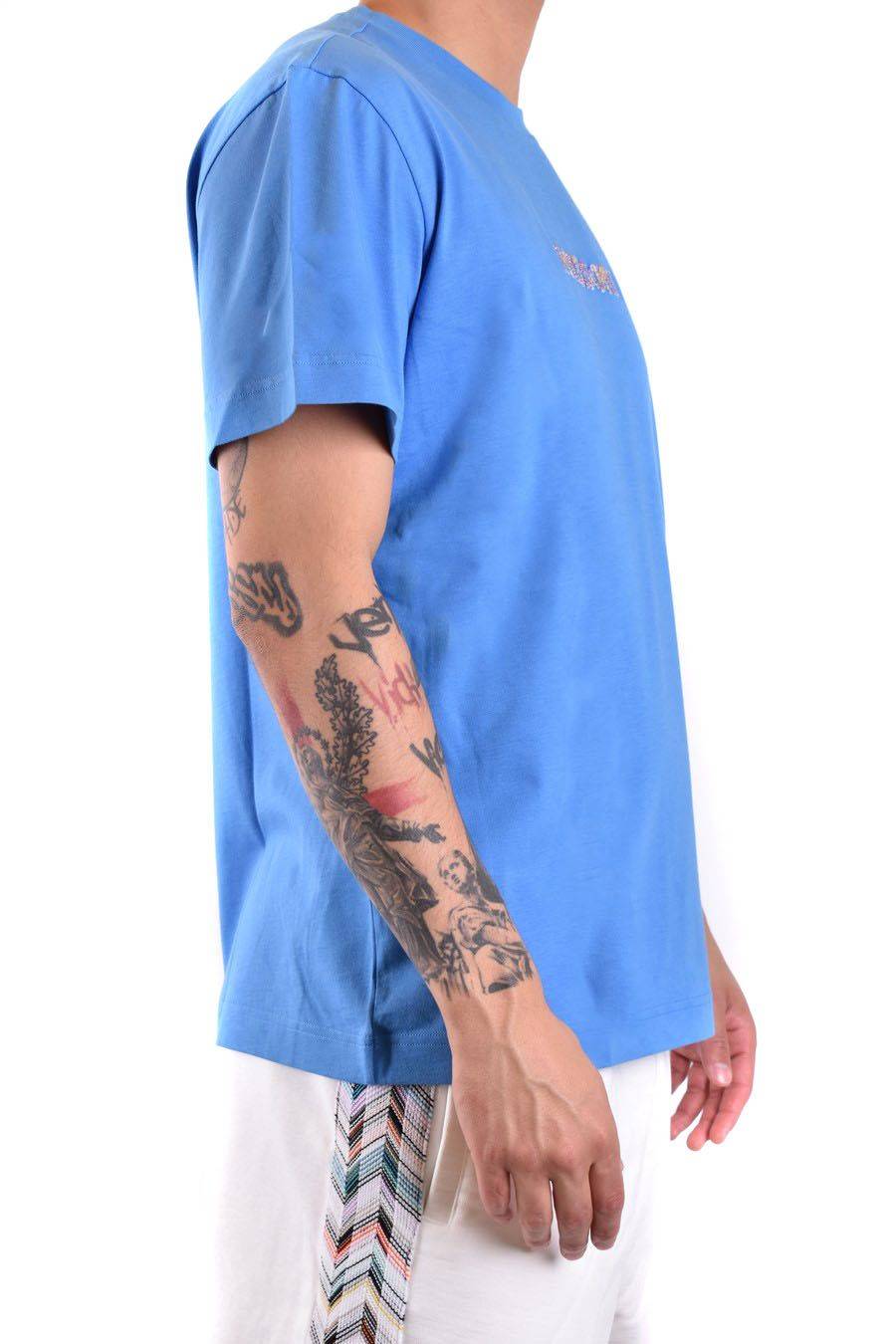 MISSONI  Polo Blu in Cotone da Uomo - MISSONI UC24SL01-BJ00C7S72E9 Offerta Anniversario