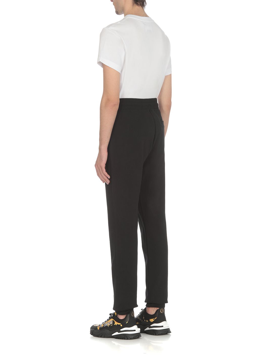 VERSACE JEANS COUTURE  Pantaloni da Uomo Versace Jeans Couture in Cotone Nero Smaltimento dello stoccaggio