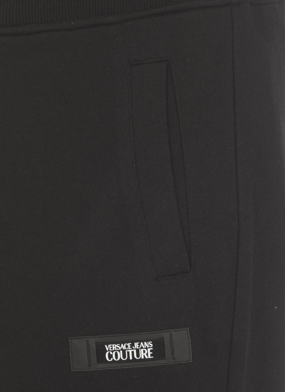 VERSACE JEANS COUTURE  Pantaloni da Uomo Versace Jeans Couture in Cotone Nero Smaltimento dello stoccaggio