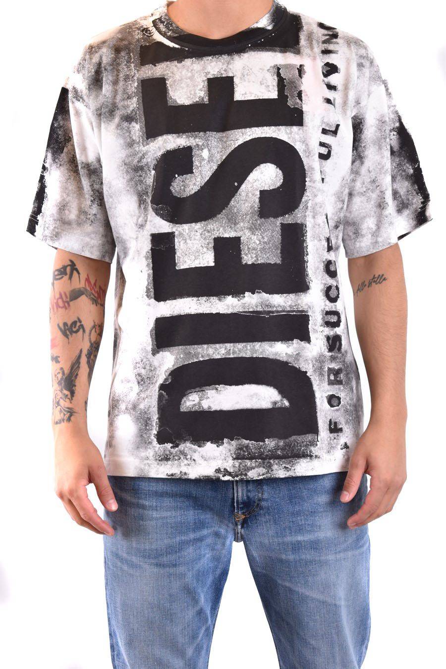 DIESEL  T-Shirt Diesel Multicolore in Cotone per Uomo Latest fashion
