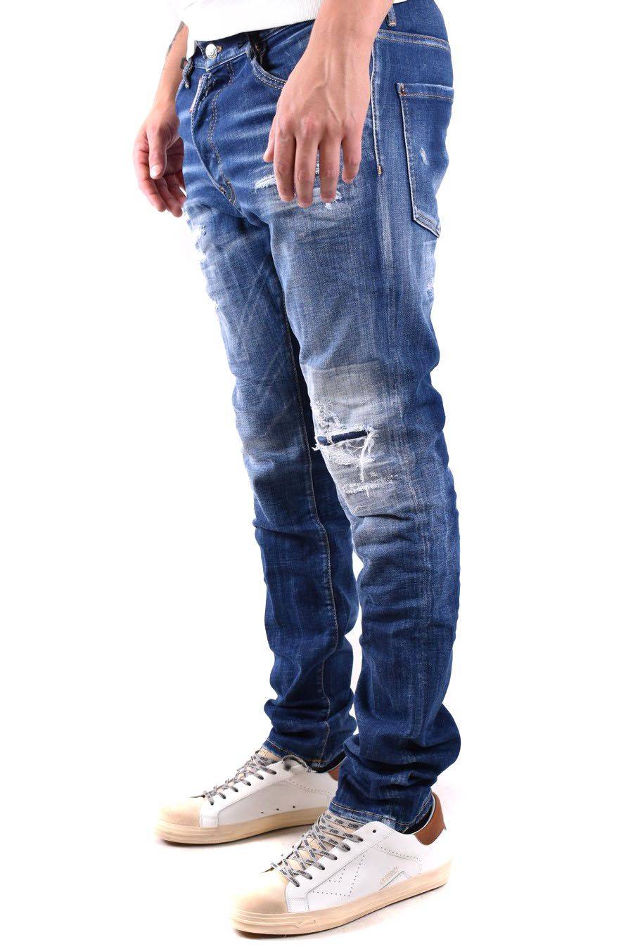 DSQUARED2  Jeans Blu Elasticizzati Uomo DSQUARED2 S71LB1365 Bestseller