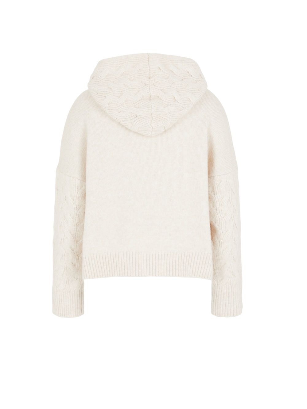ARMANI EXCHANGE  Felpa con Cappuccio Beige e Treccia Armani Exchange Super Saving Price