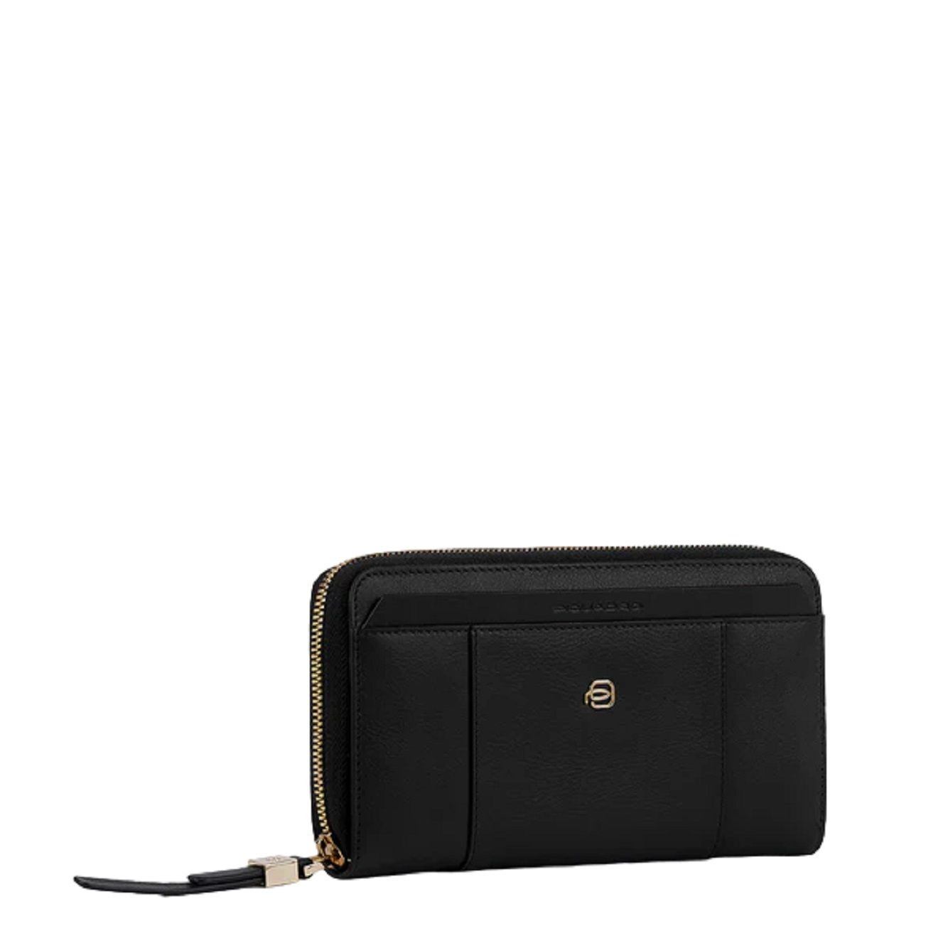 PIQUADRO  Portafoglio Donna in Pelle Nero PIQUADRO - Accessorio Elegante Ultimi tre giorni
